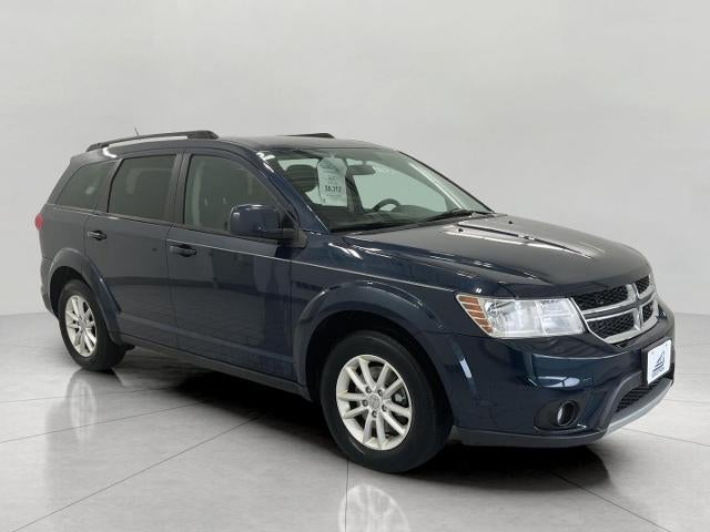 2013 Dodge Journey SXT in Fathom Blue Pearl — front three-quarter view