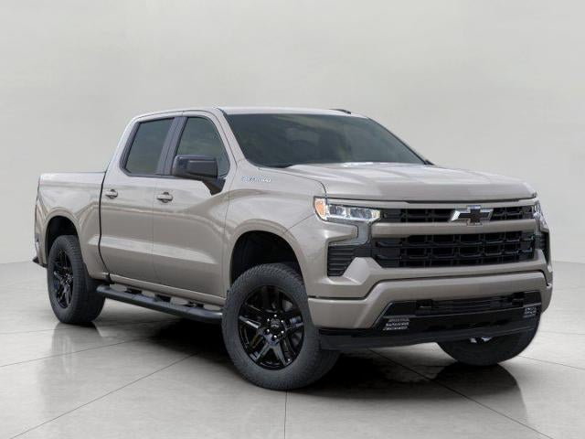 2026 Chevrolet Silverado 1500 RST in White Sands — front three-quarter view