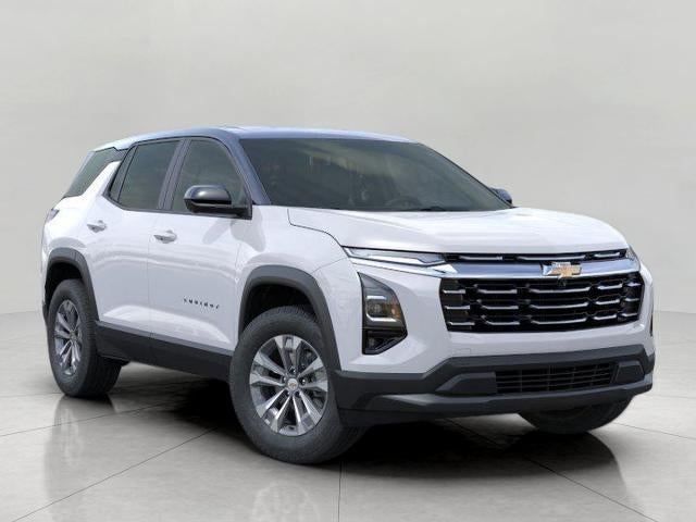 2026 Chevrolet Equinox LT in Summit White — front three-quarter view