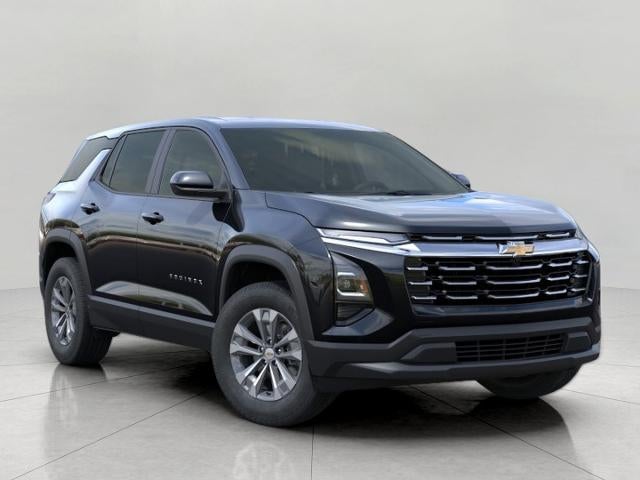 2026 Chevrolet Equinox LT in Mosaic Black Metallic — front three-quarter view