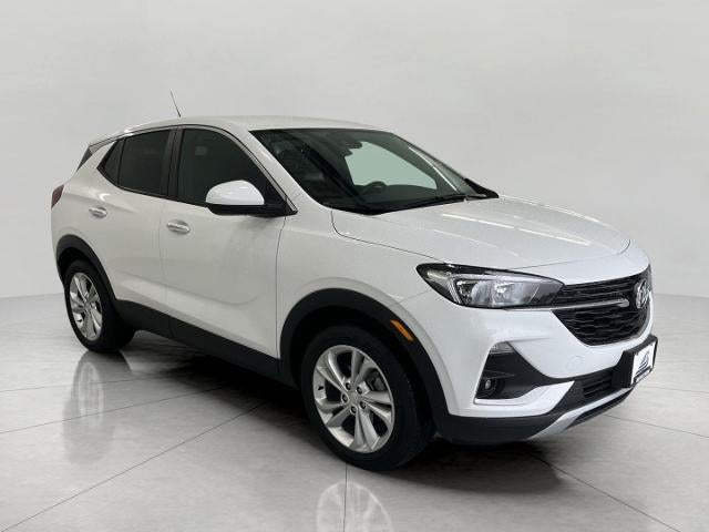 2023 Buick Encore GX Preferred in Summit White — front three-quarter view